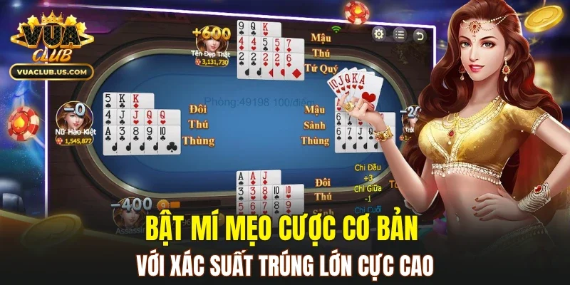 Bật mí mẹo cược cơ bản với xác suất trúng lớn cực cao